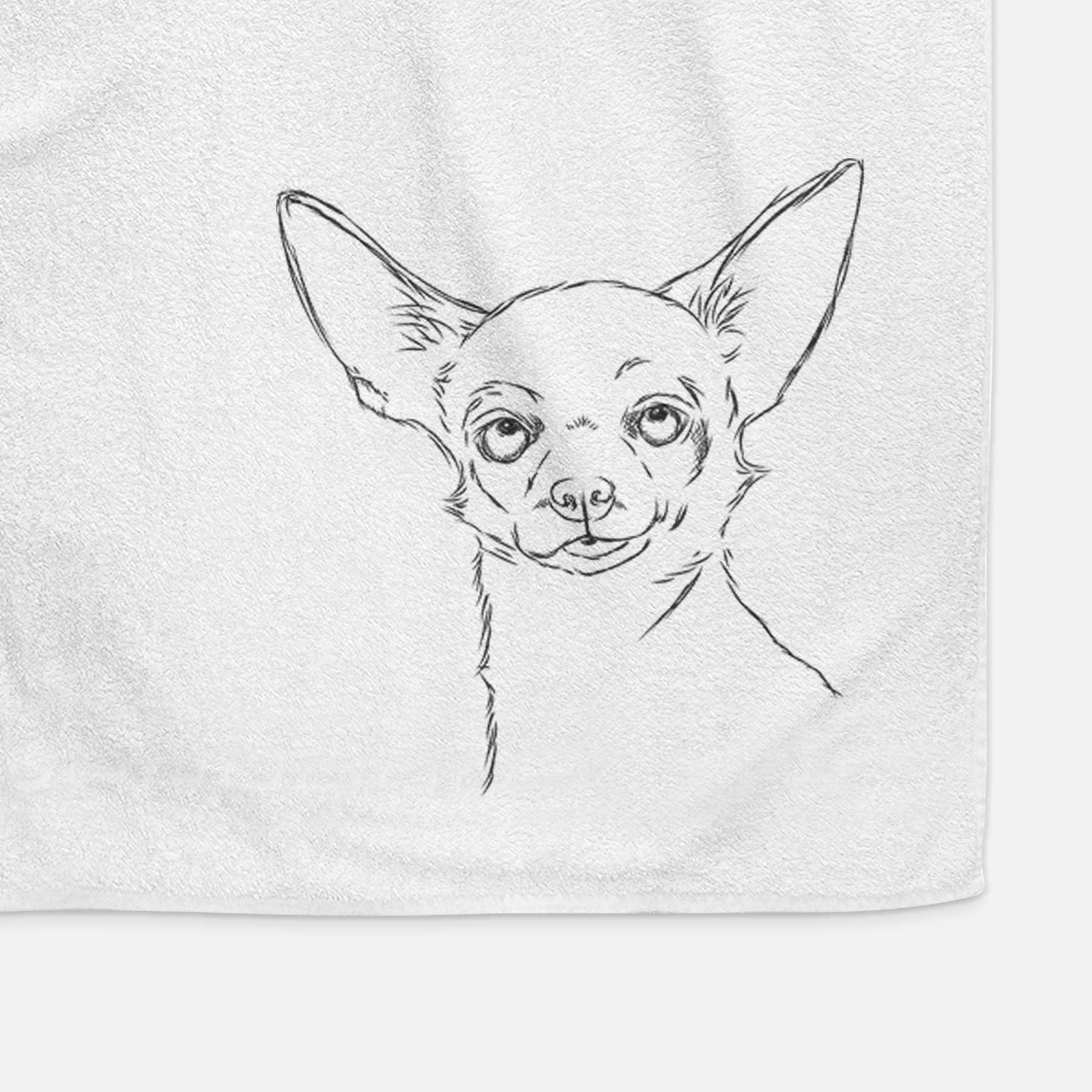 Tabitha the Chihuahua Decorative Hand Towel