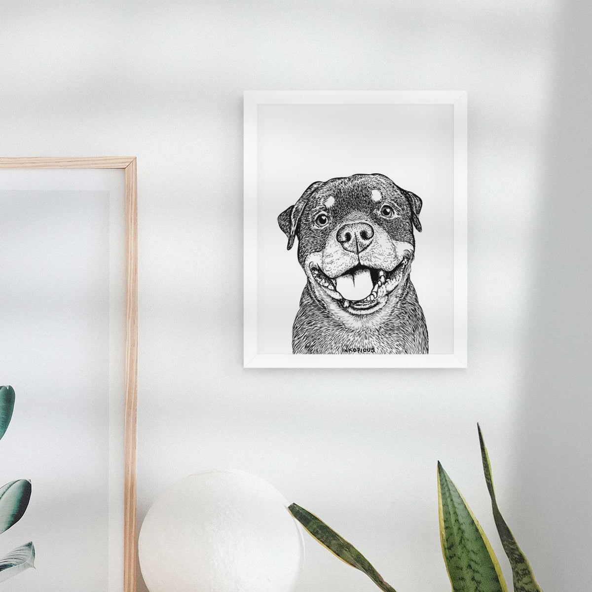 Talos the Rottweiler Art Print