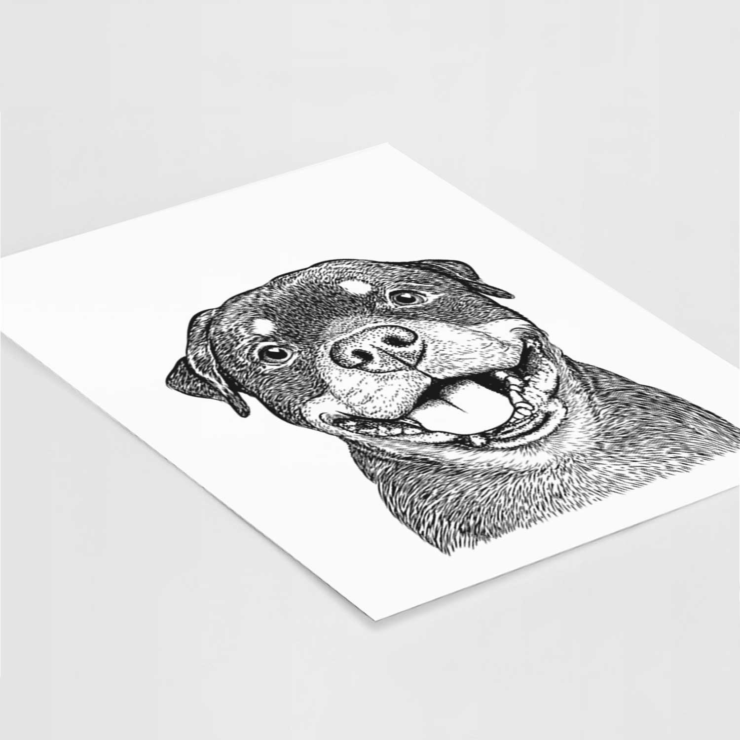 Talos the Rottweiler Art Print