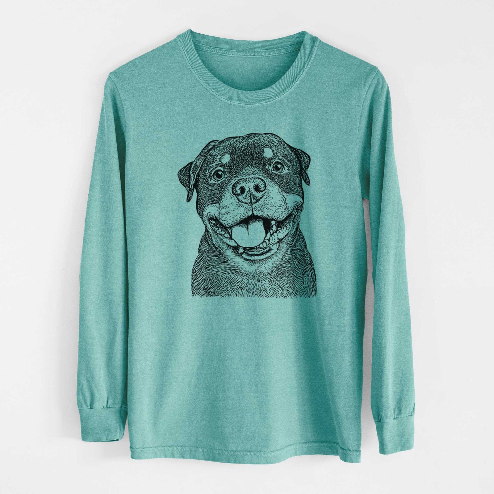 Bare Talos the Rottweiler - Heavyweight 100% Cotton Long Sleeve