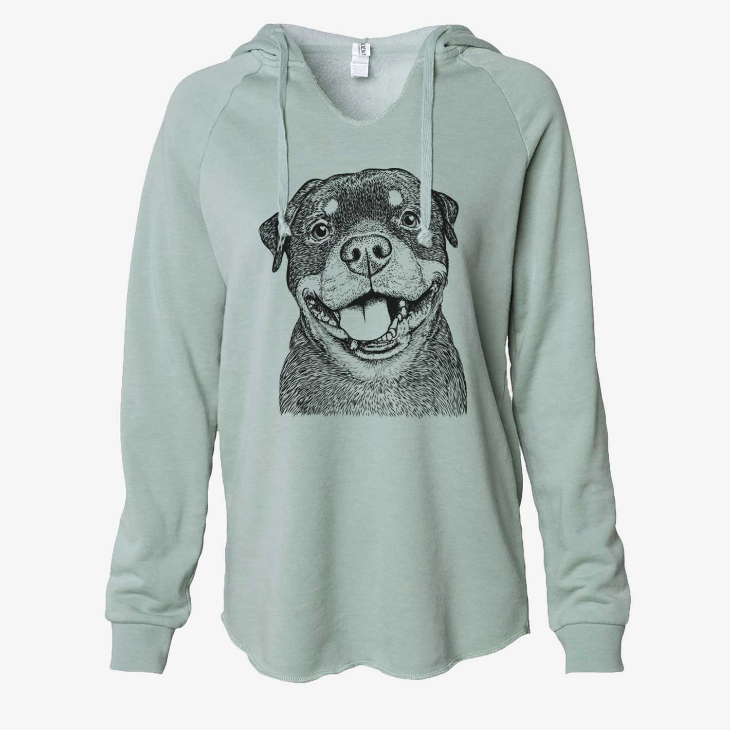 Talos the Rottweiler - Cali Wave Hooded Sweatshirt