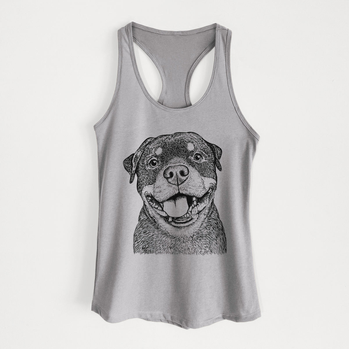 Talos the Rottweiler - Women&#39;s Racerback Tanktop