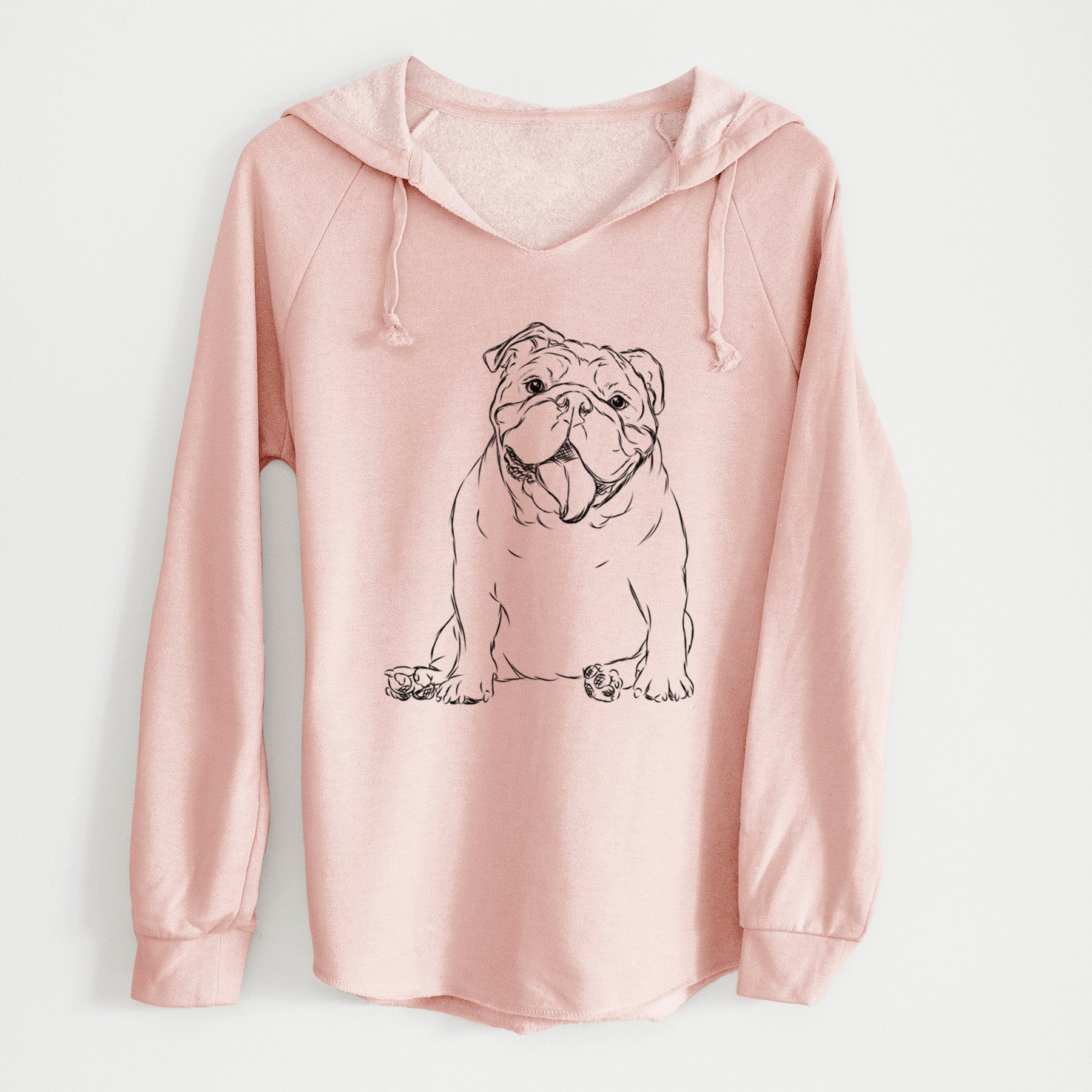 Bare Tank the English Bulldog - Cali Wave Hooded Sweatshirt