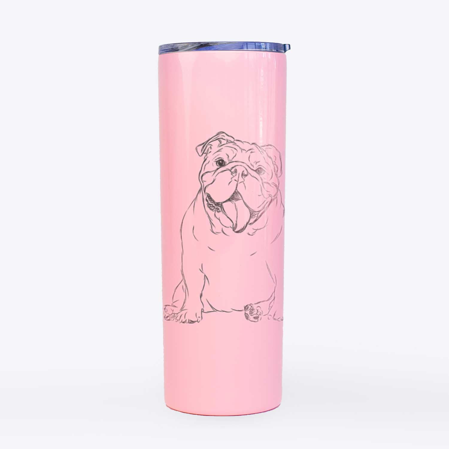 Tank the English Bulldog - 20oz Skinny Tumbler