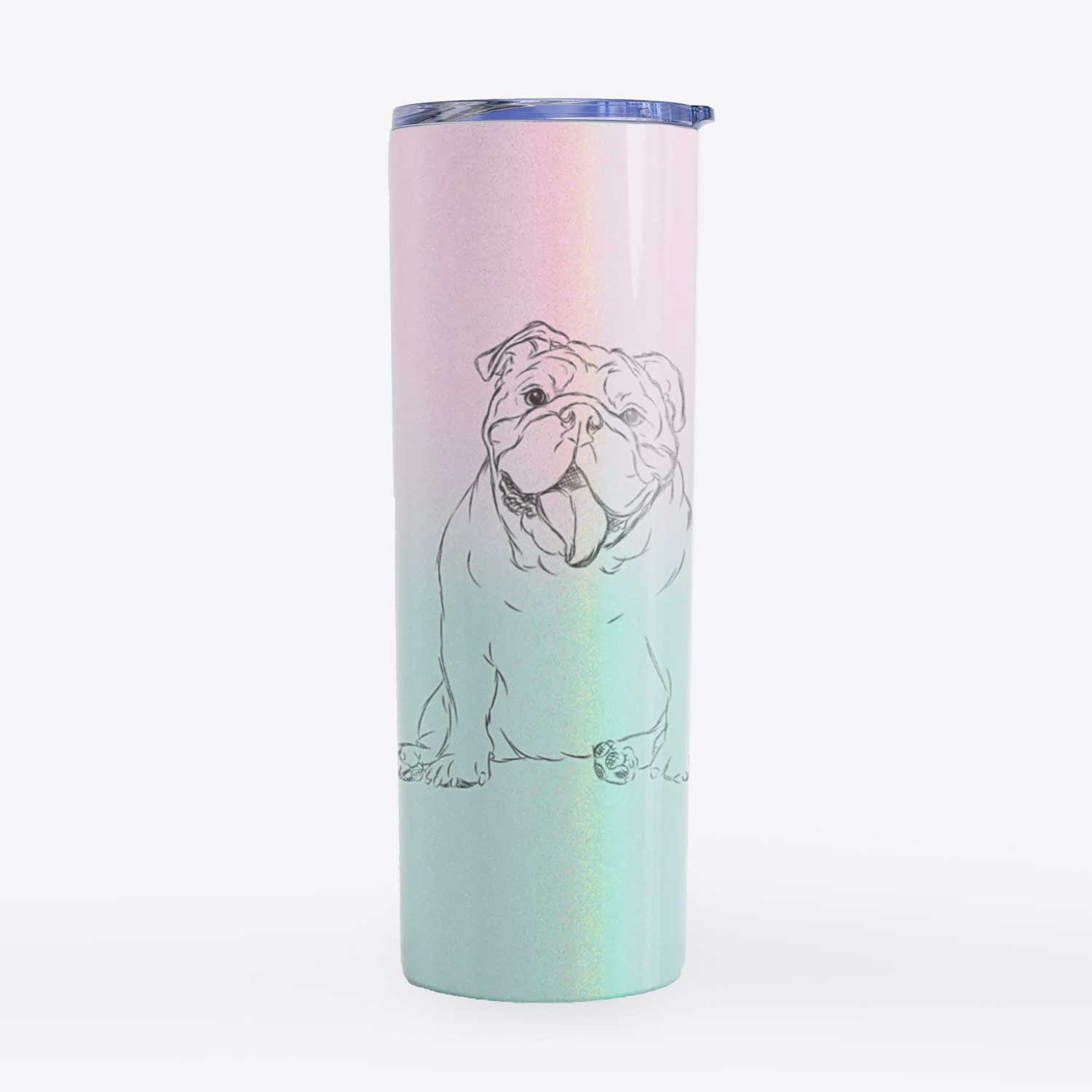 Tank the English Bulldog - 20oz Skinny Tumbler