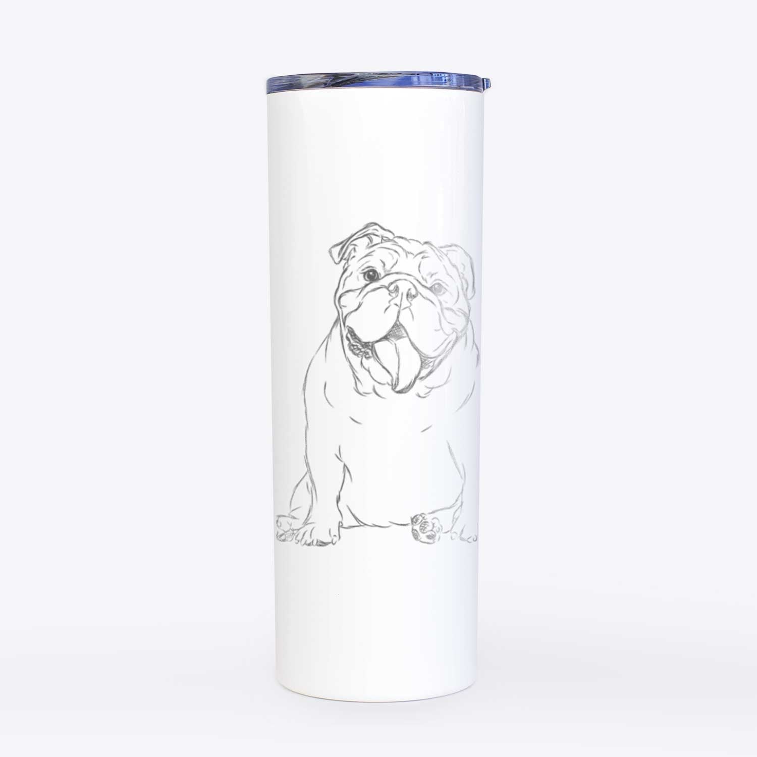 Tank the English Bulldog - 20oz Skinny Tumbler