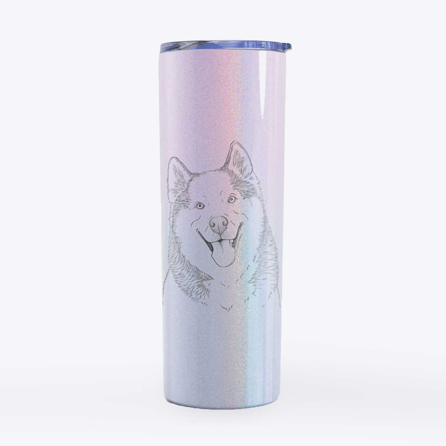 Teak the Siberian Husky - 20oz Skinny Tumbler