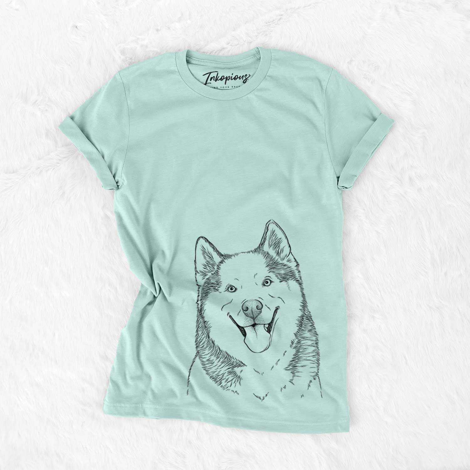 Bare Teak the Siberian Husky - Unisex Crewneck