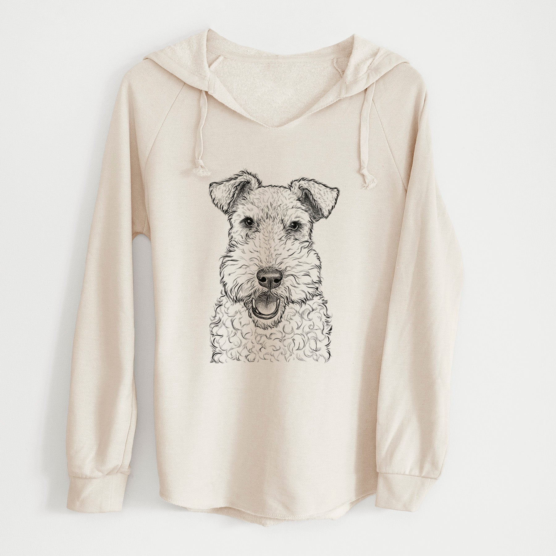 Bare Ted the Wire Fox Terrier - Cali Wave Hooded Sweatshirt