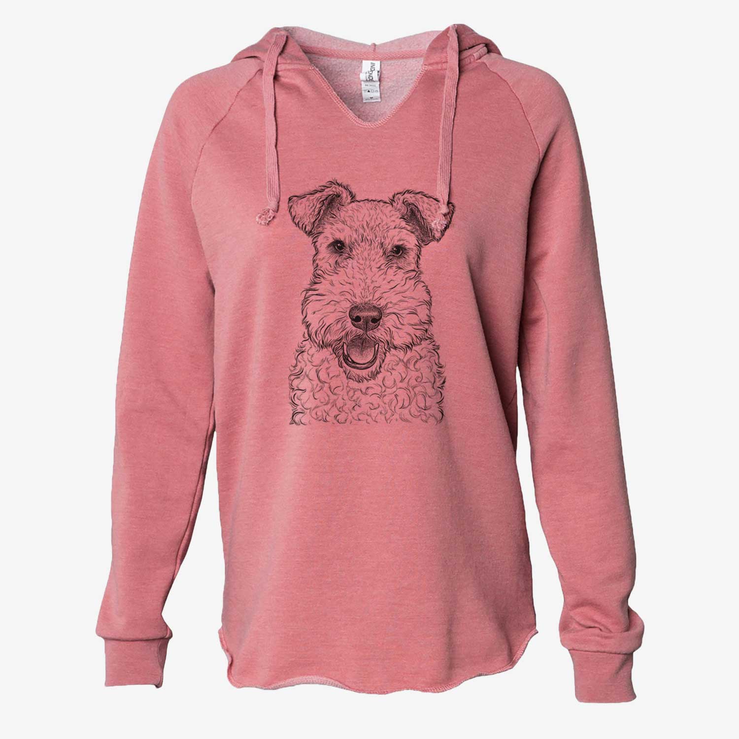 Ted the Wire Fox Terrier - Cali Wave Hooded Sweatshirt