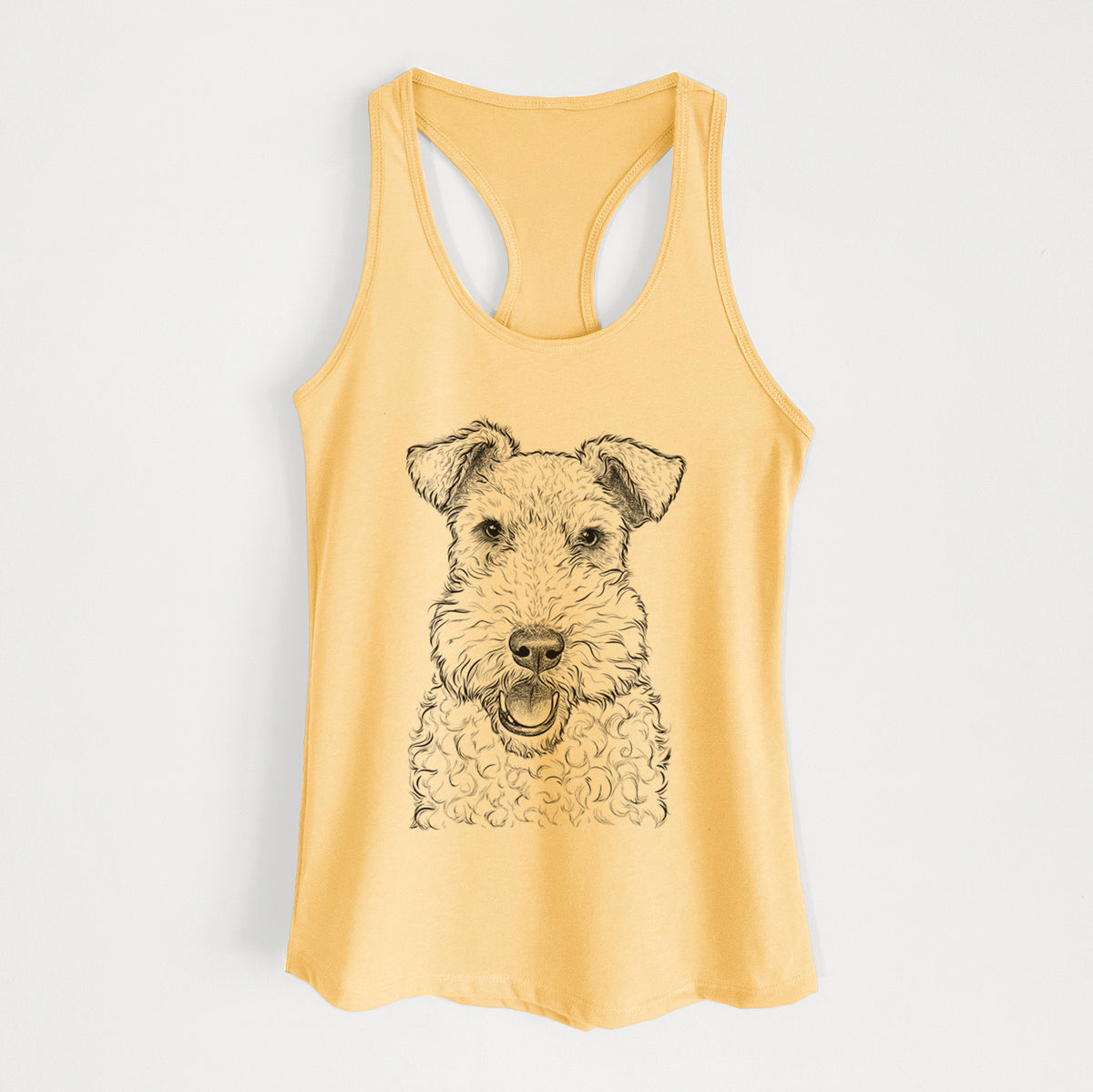 Ted the Wire Fox Terrier - Women's Racerback Tanktop