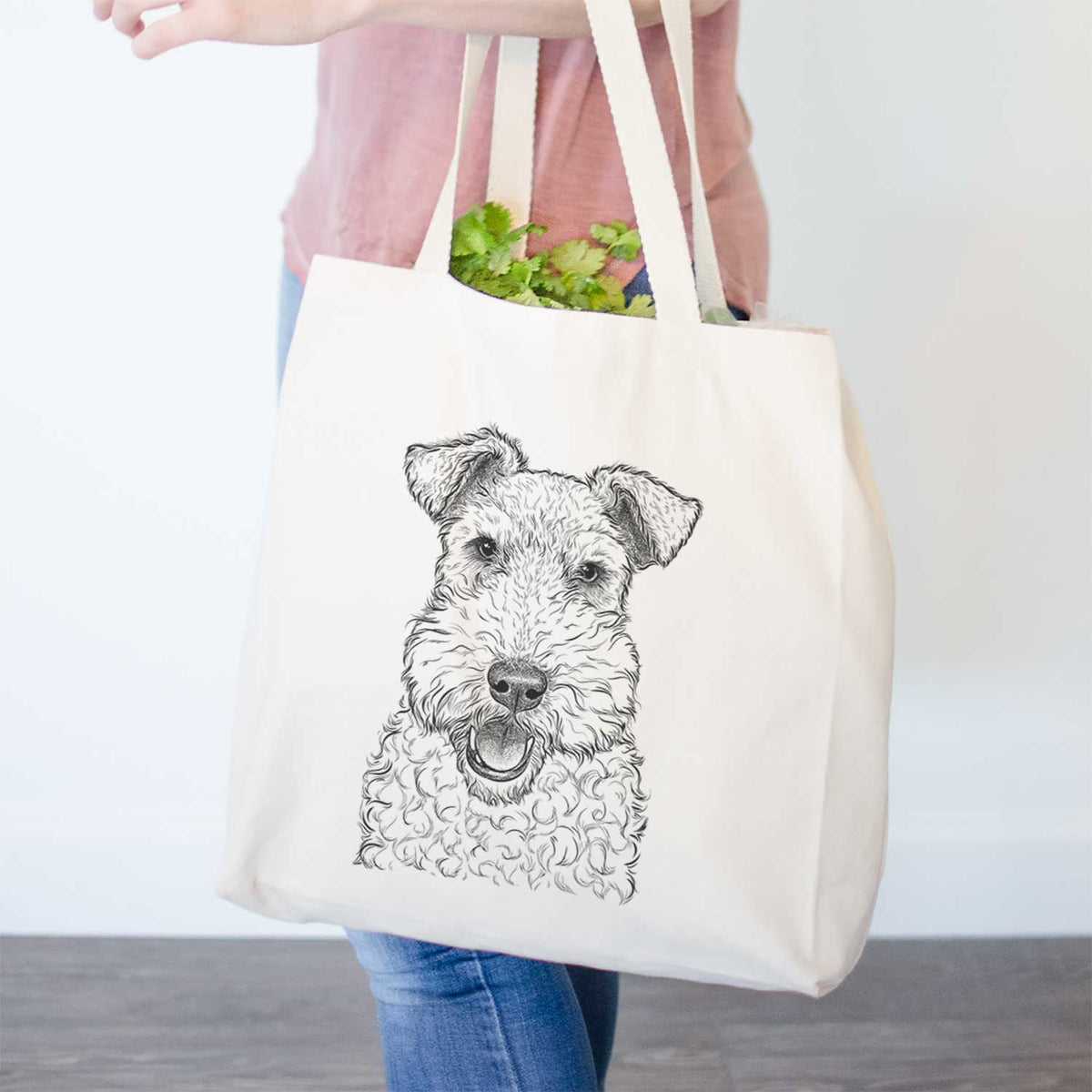 Ted the Wire Fox Terrier - Tote Bag