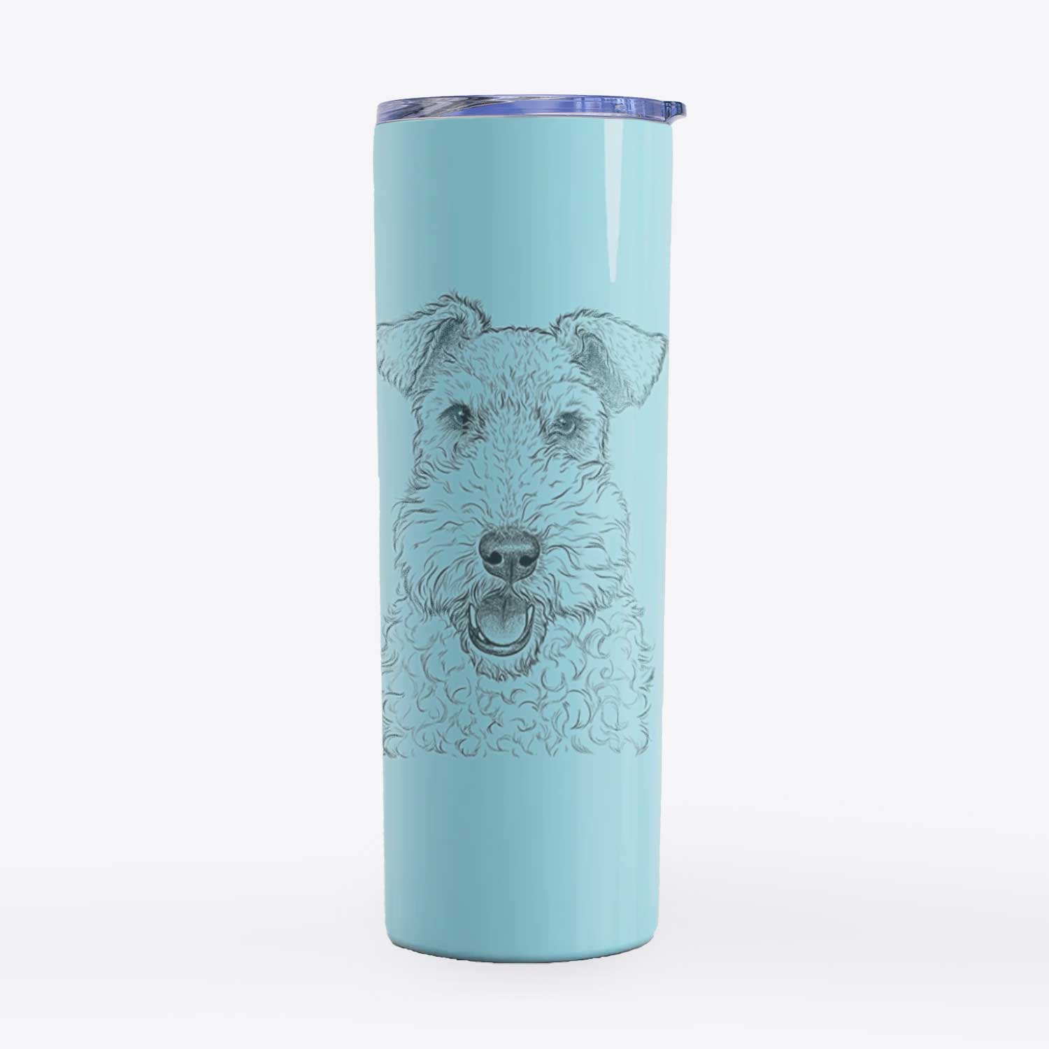 Ted the Wire Fox Terrier - 20oz Skinny Tumbler