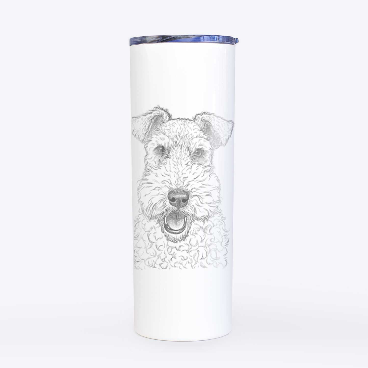 Ted the Wire Fox Terrier - 20oz Skinny Tumbler