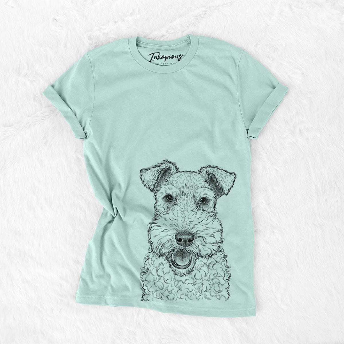Bare Ted the Wire Fox Terrier - Unisex Crewneck