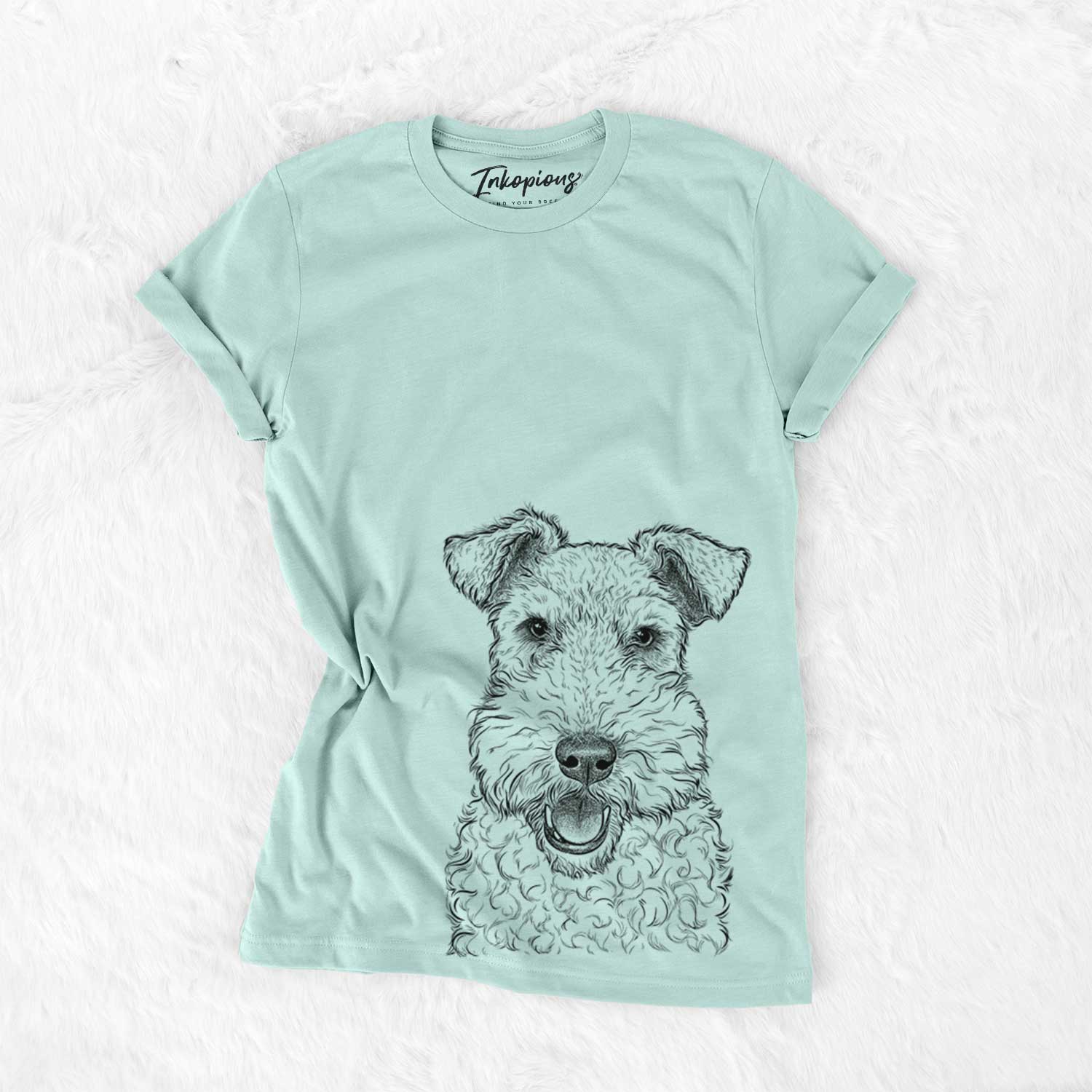 Bare Ted the Wire Fox Terrier - Unisex Crewneck