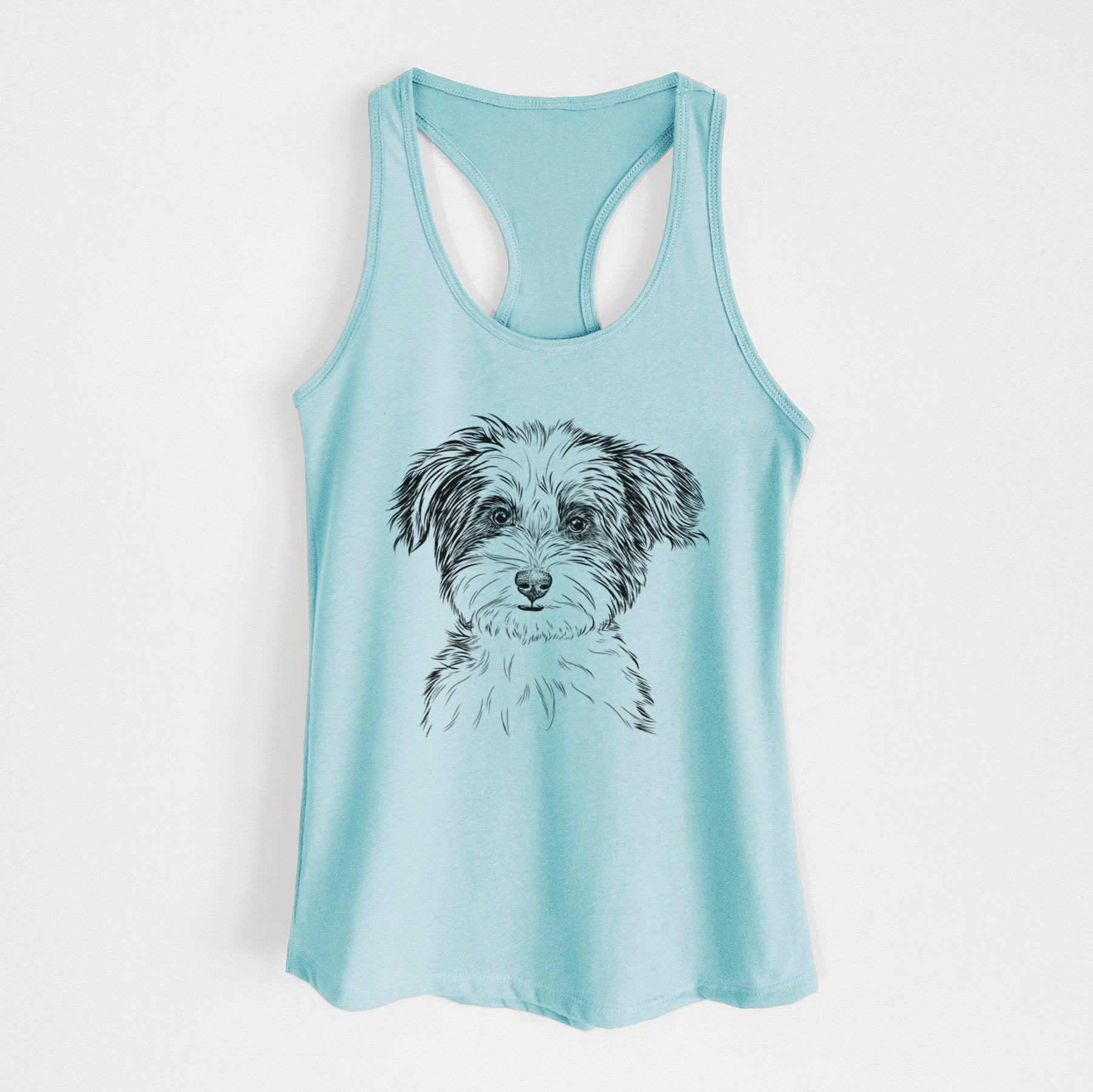 Teddy the Havanese - Women's Racerback Tanktop