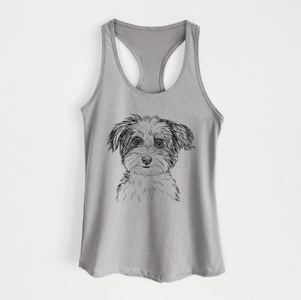 Teddy the Havanese - Women&#39;s Racerback Tanktop