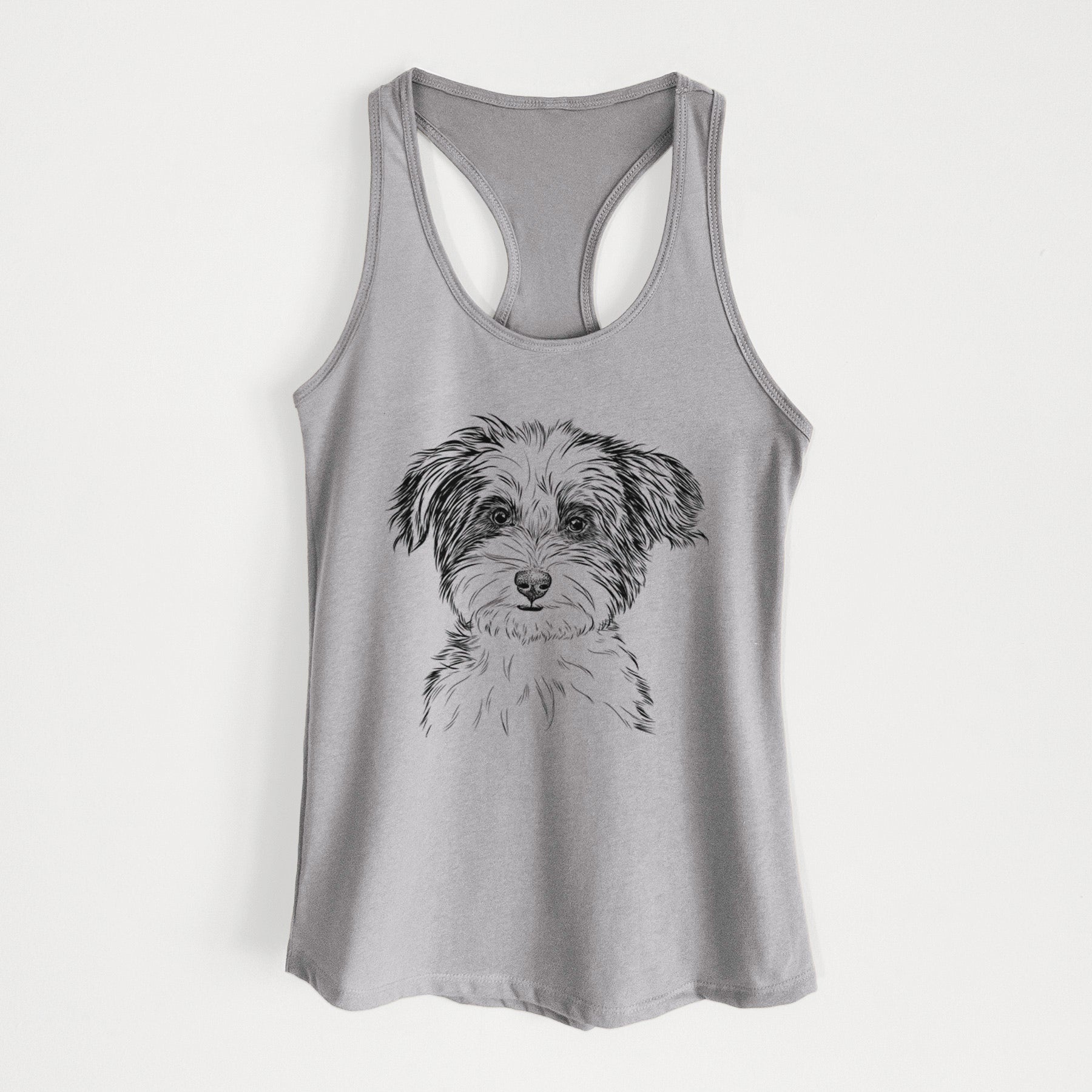 Teddy the Havanese - Women's Racerback Tanktop