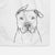 Teddy Jam the Pitbull Decorative Hand Towel