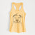 Teddy Jam the Pitbull - Women's Racerback Tanktop