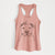 Teddy Jam the Pitbull - Women's Racerback Tanktop