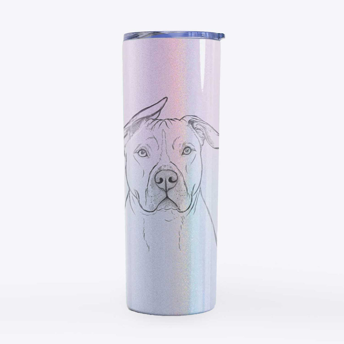 Teddy Jam the Pitbull - 20oz Skinny Tumbler