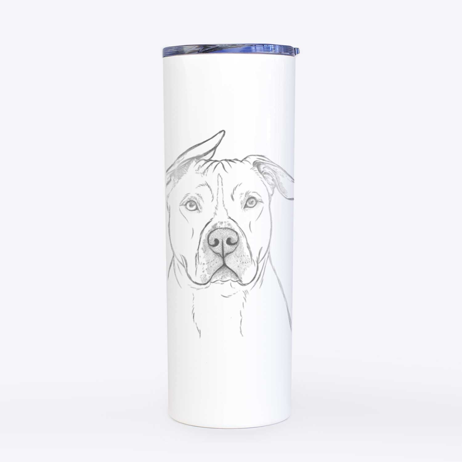 Teddy Jam the Pitbull - 20oz Skinny Tumbler