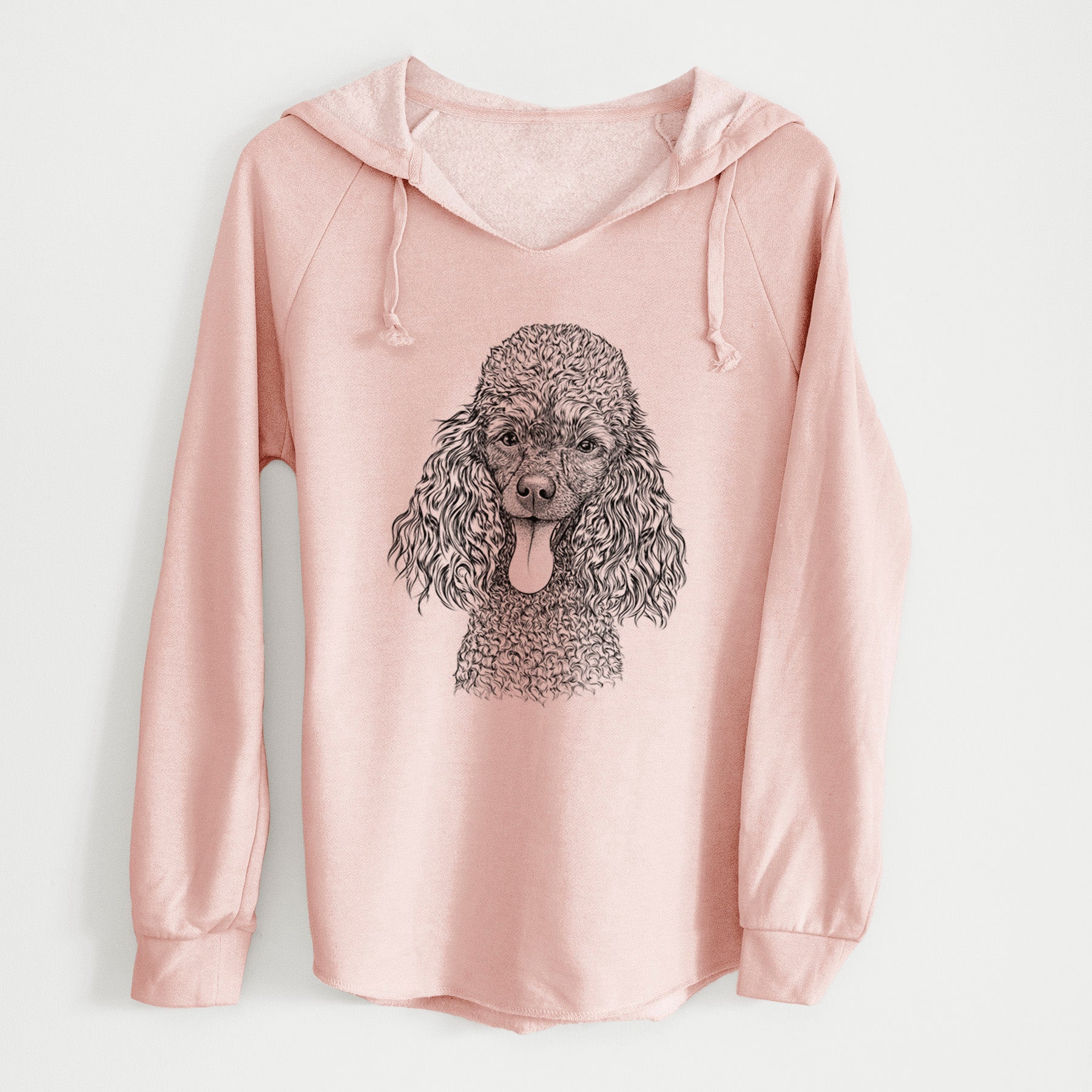 Bare Teddy the Mini Poodle - Cali Wave Hooded Sweatshirt