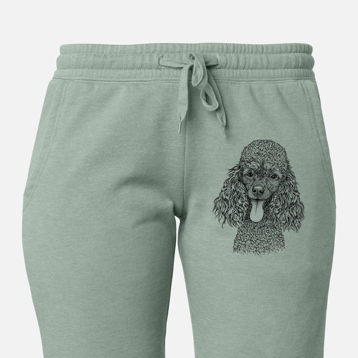 Teddy the Mini Poodle - Women&#39;s Cali Wave Joggers