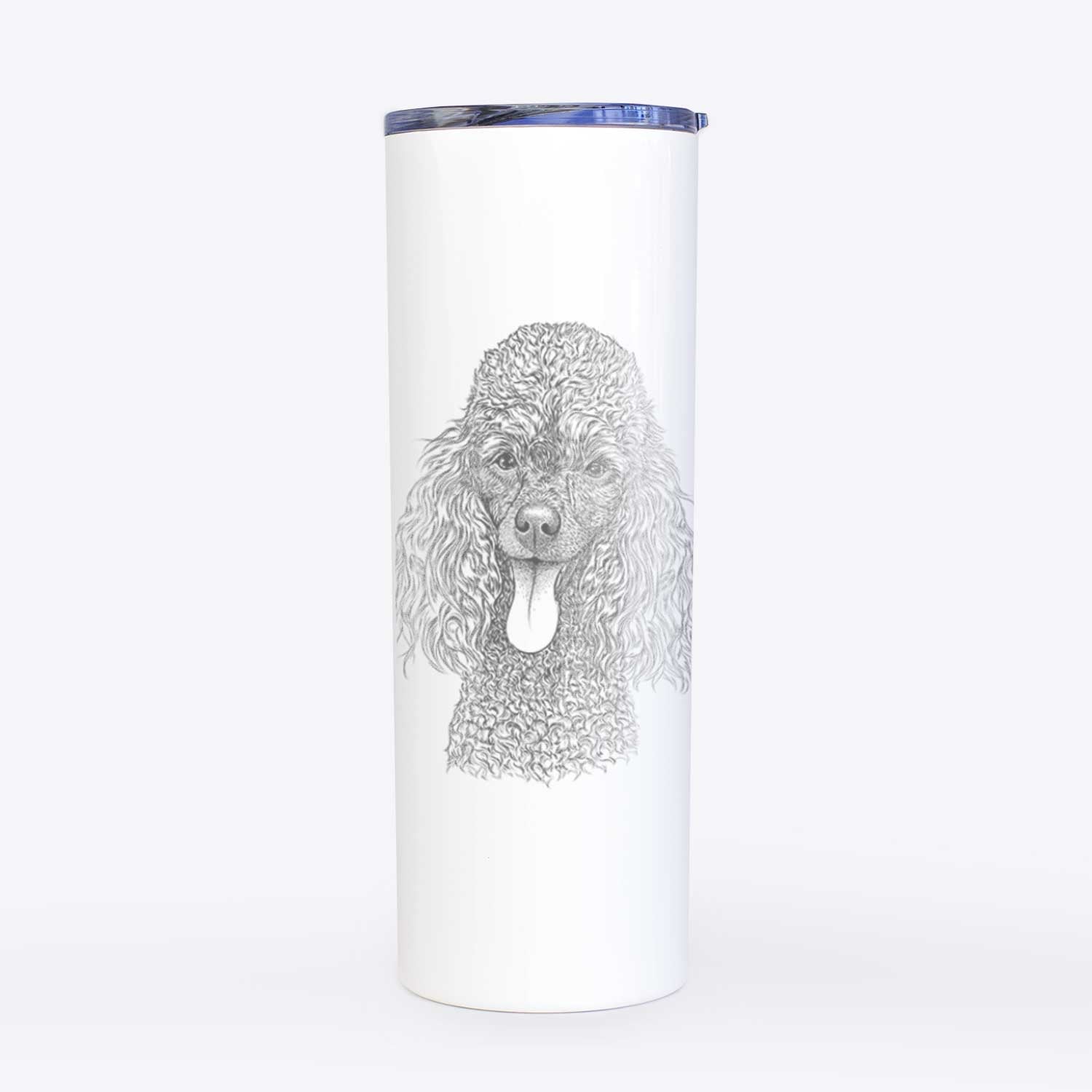 Teddy the Mini Poodle - 20oz Skinny Tumbler