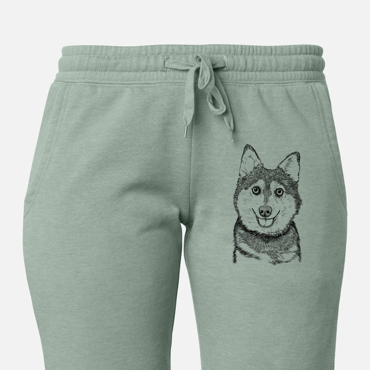 Tellie the Alaskan Klee Kai - Women&#39;s Cali Wave Joggers