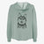 Tellie the Alaskan Klee Kai - Women's Cali Wave Zip-Up Sweatshirt