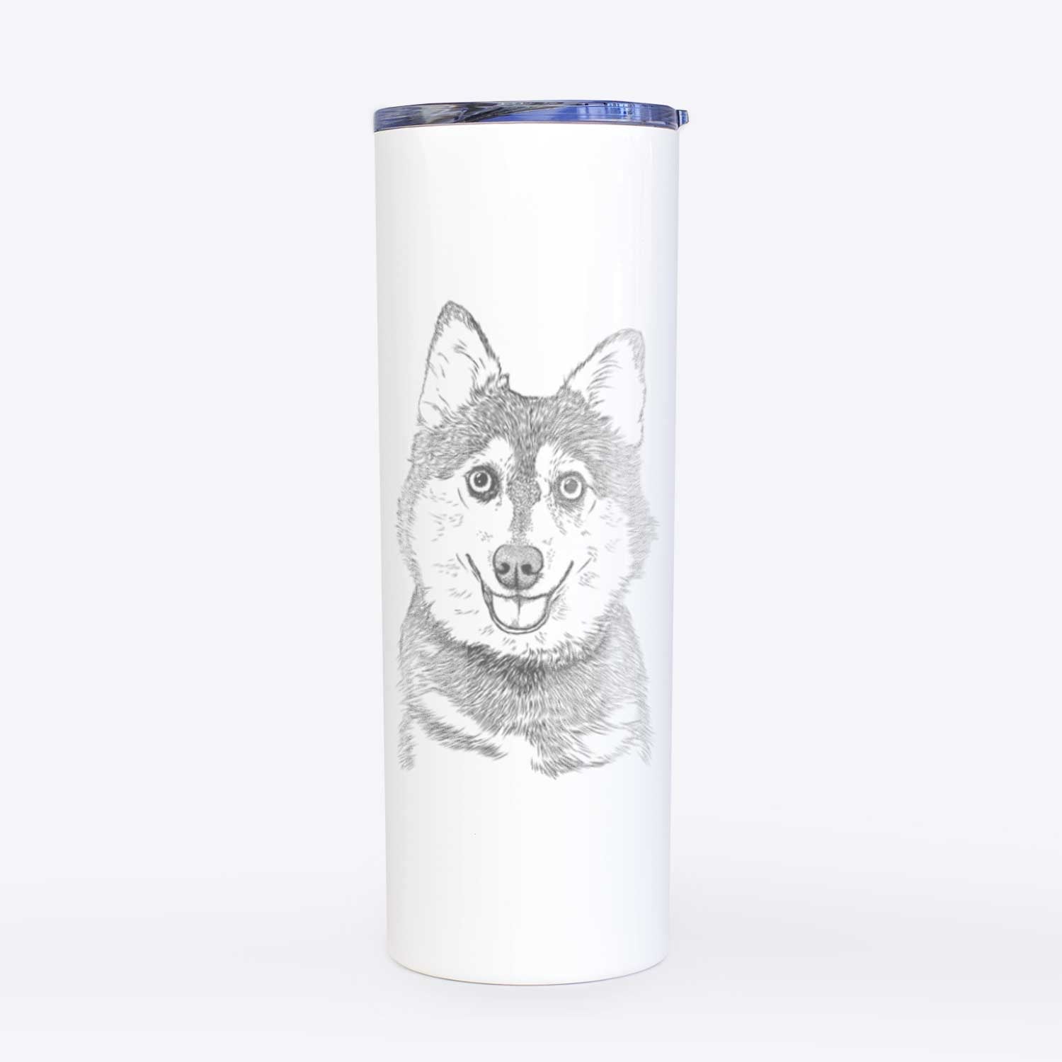 Tellie the Alaskan Klee Kai - 20oz Skinny Tumbler