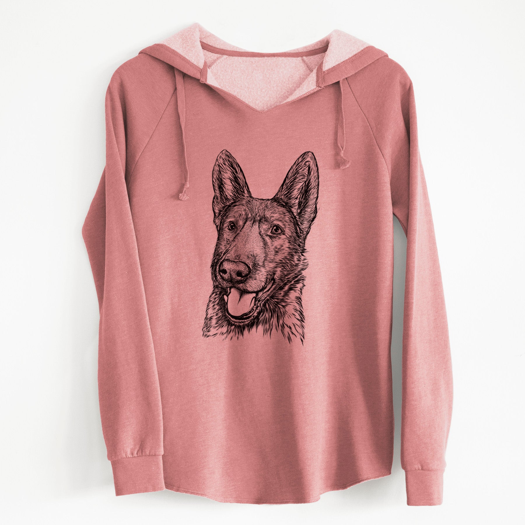 Bare Tena the German Shepherd - Cali Wave Hooded Sweatshirt