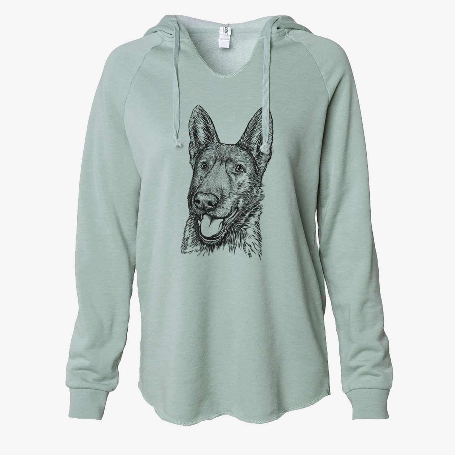 Tena the German Shepherd - Cali Wave Hooded Sweatshirt