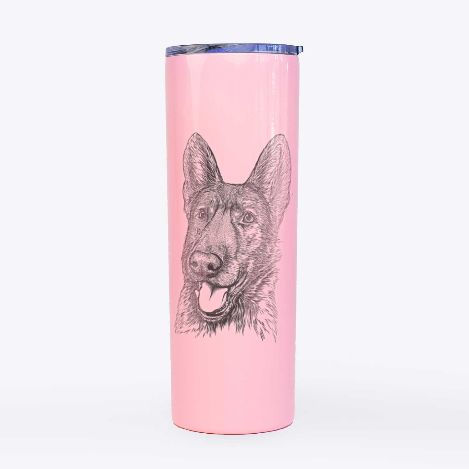 Tena the German Shepherd - 20oz Skinny Tumbler