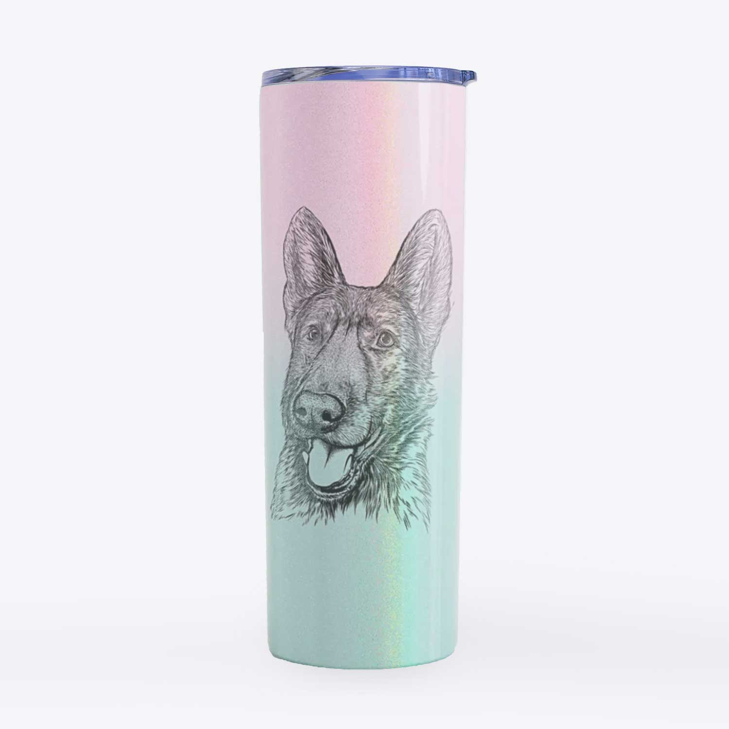 Tena the German Shepherd - 20oz Skinny Tumbler