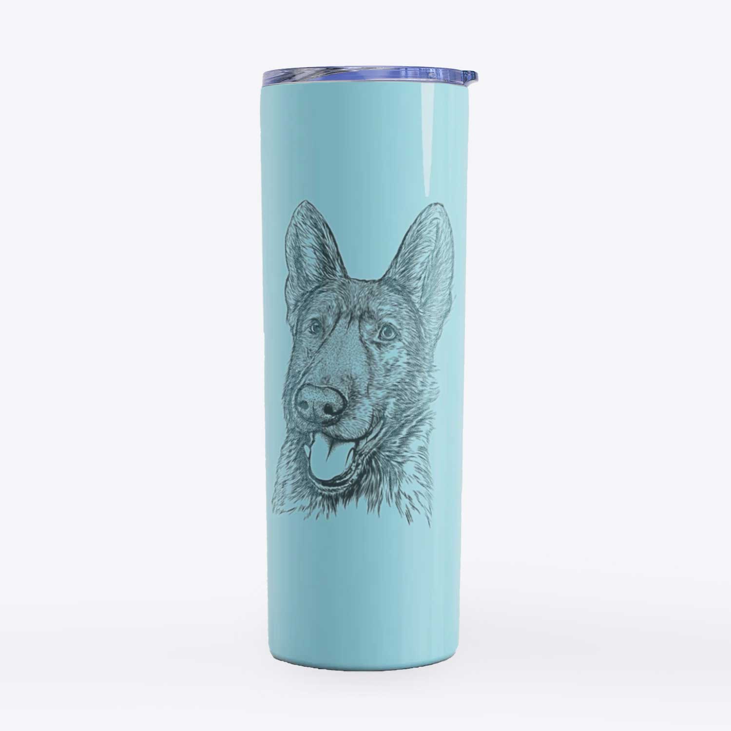 Tena the German Shepherd - 20oz Skinny Tumbler