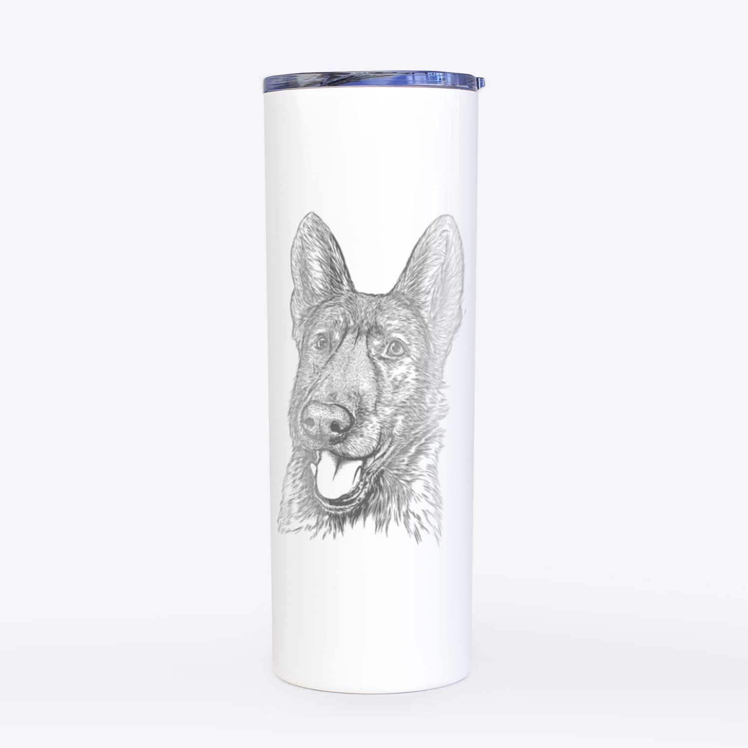 Tena the German Shepherd - 20oz Skinny Tumbler