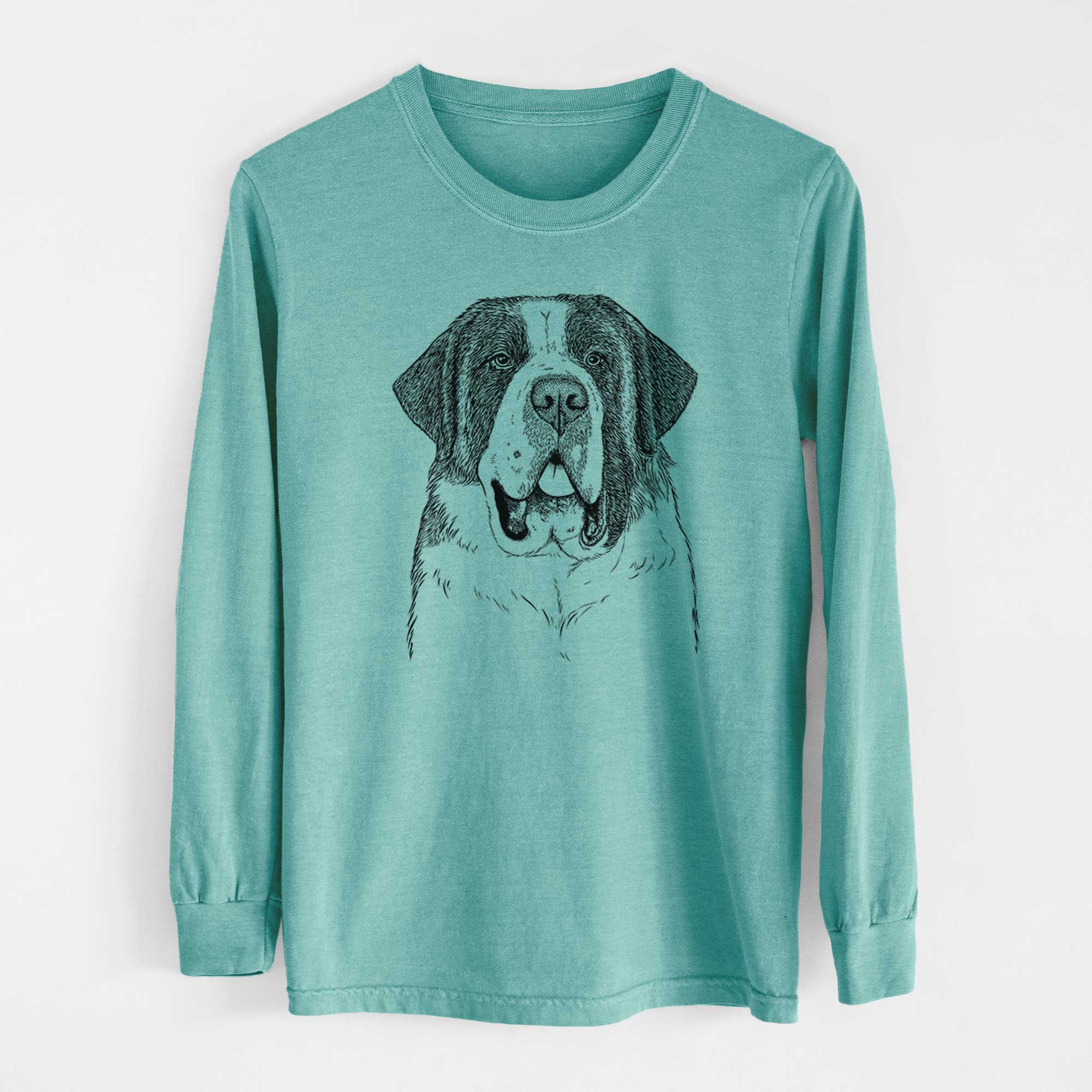 Bare Thor the Saint Bernard - Heavyweight 100% Cotton Long Sleeve