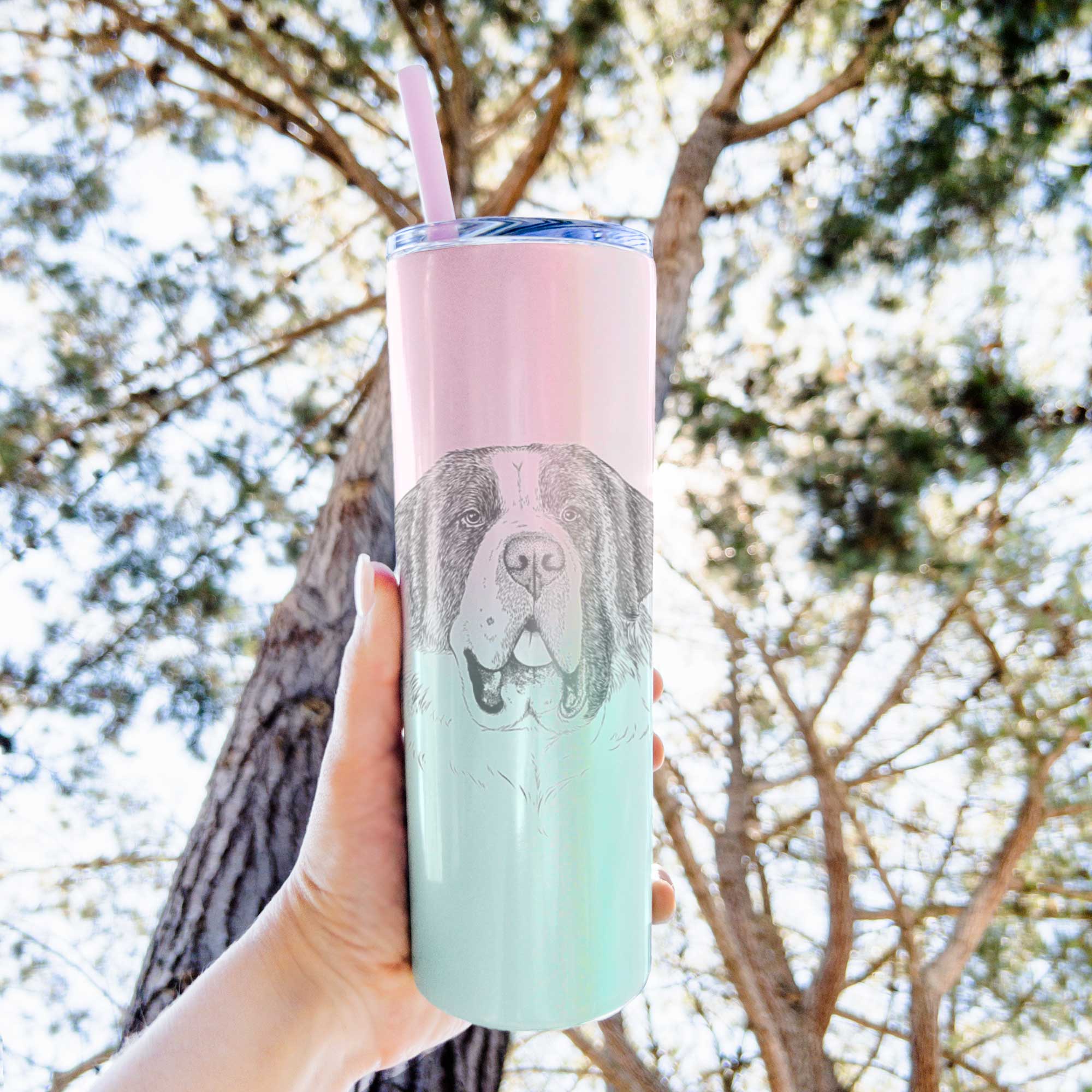 Thor the Saint Bernard - 20oz Skinny Tumbler