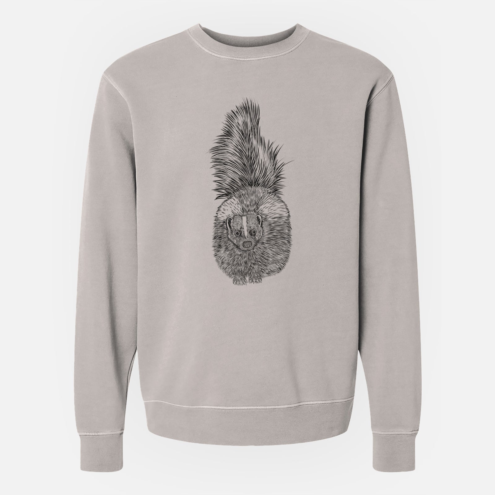 Bare Tibbs the Skunk - Unisex Pigment Dyed Crew Sweatshirt