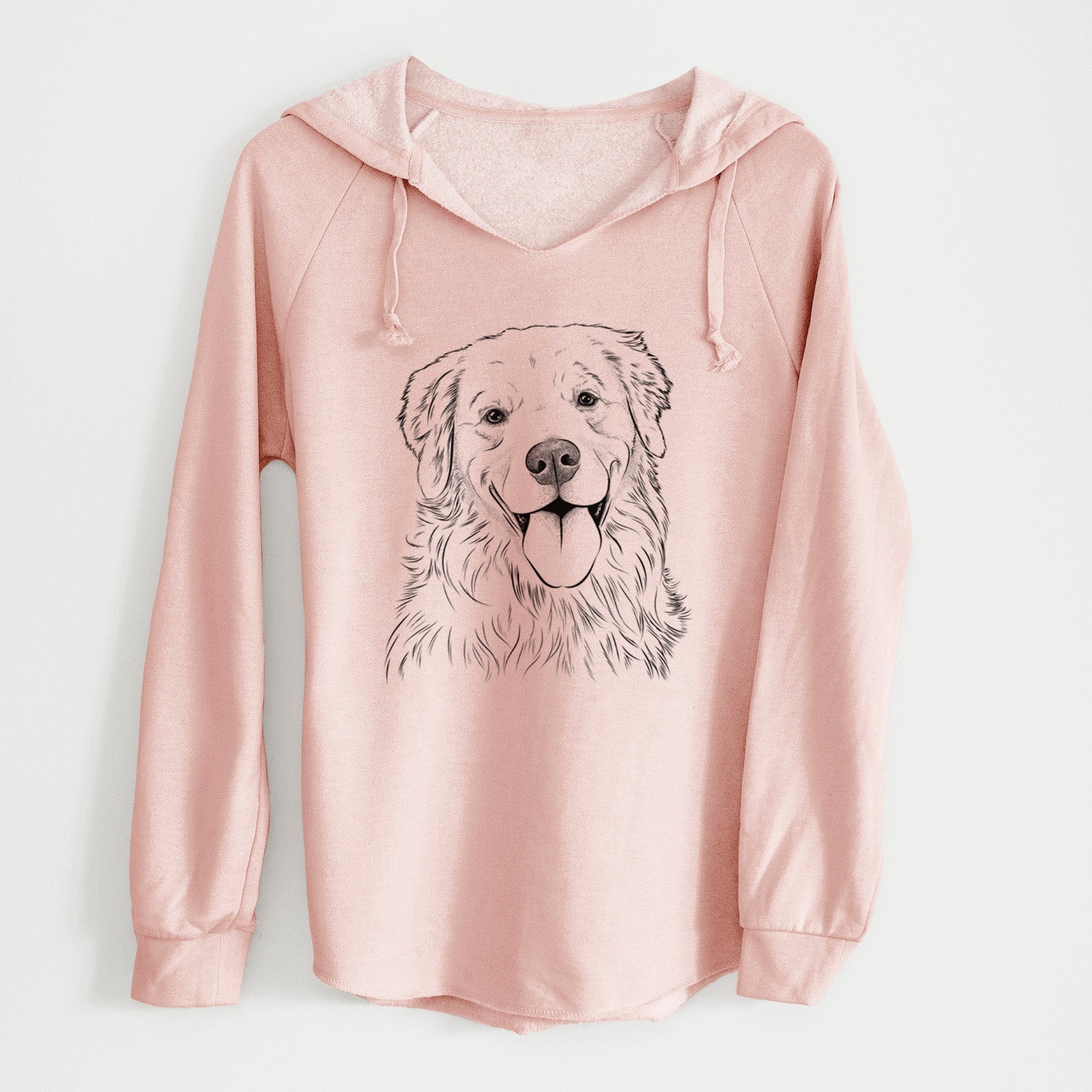 Bare Ticket the Golden Retriever - Cali Wave Hooded Sweatshirt
