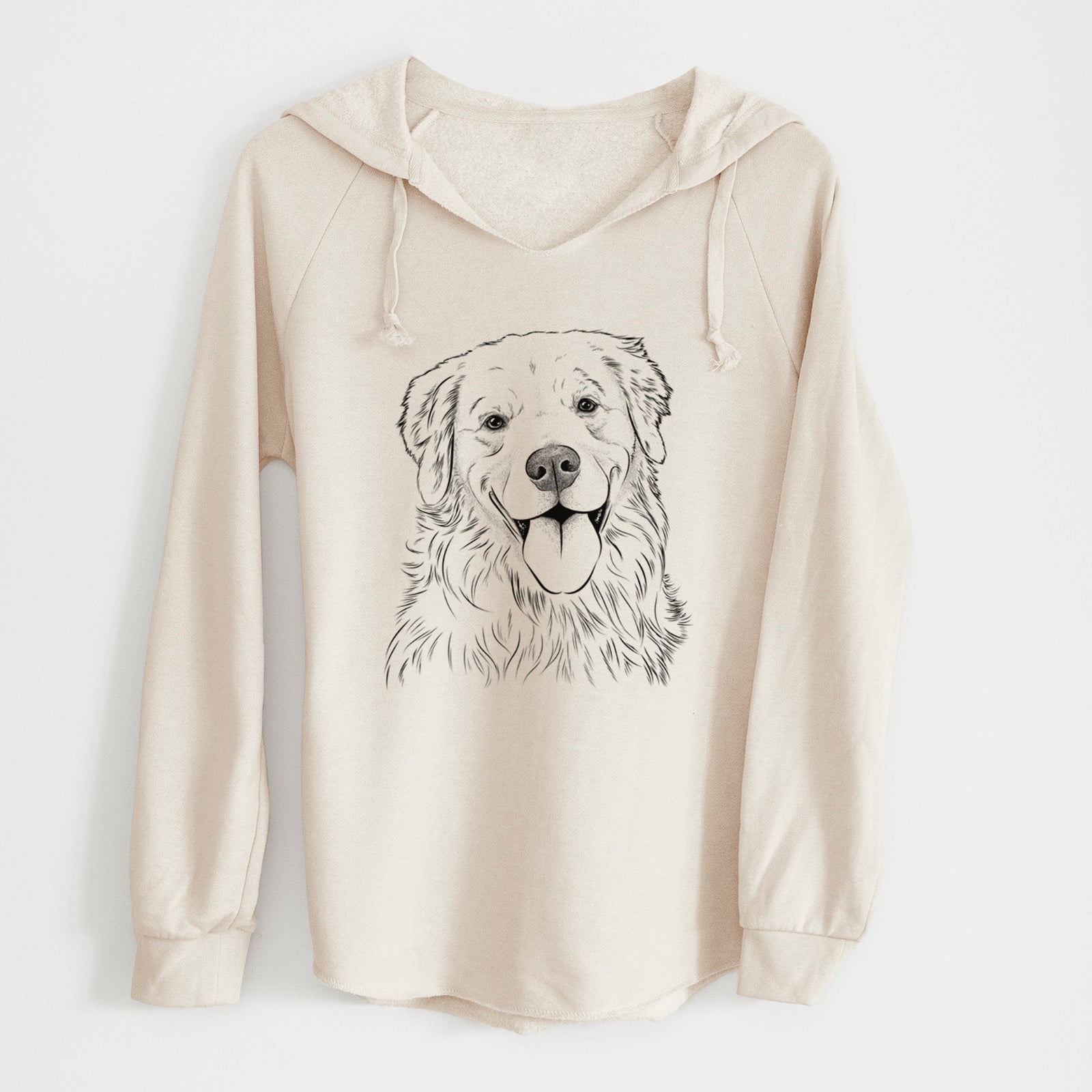 Bare Ticket the Golden Retriever - Cali Wave Hooded Sweatshirt