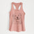 Ticket the Golden Retriever - Women's Racerback Tanktop