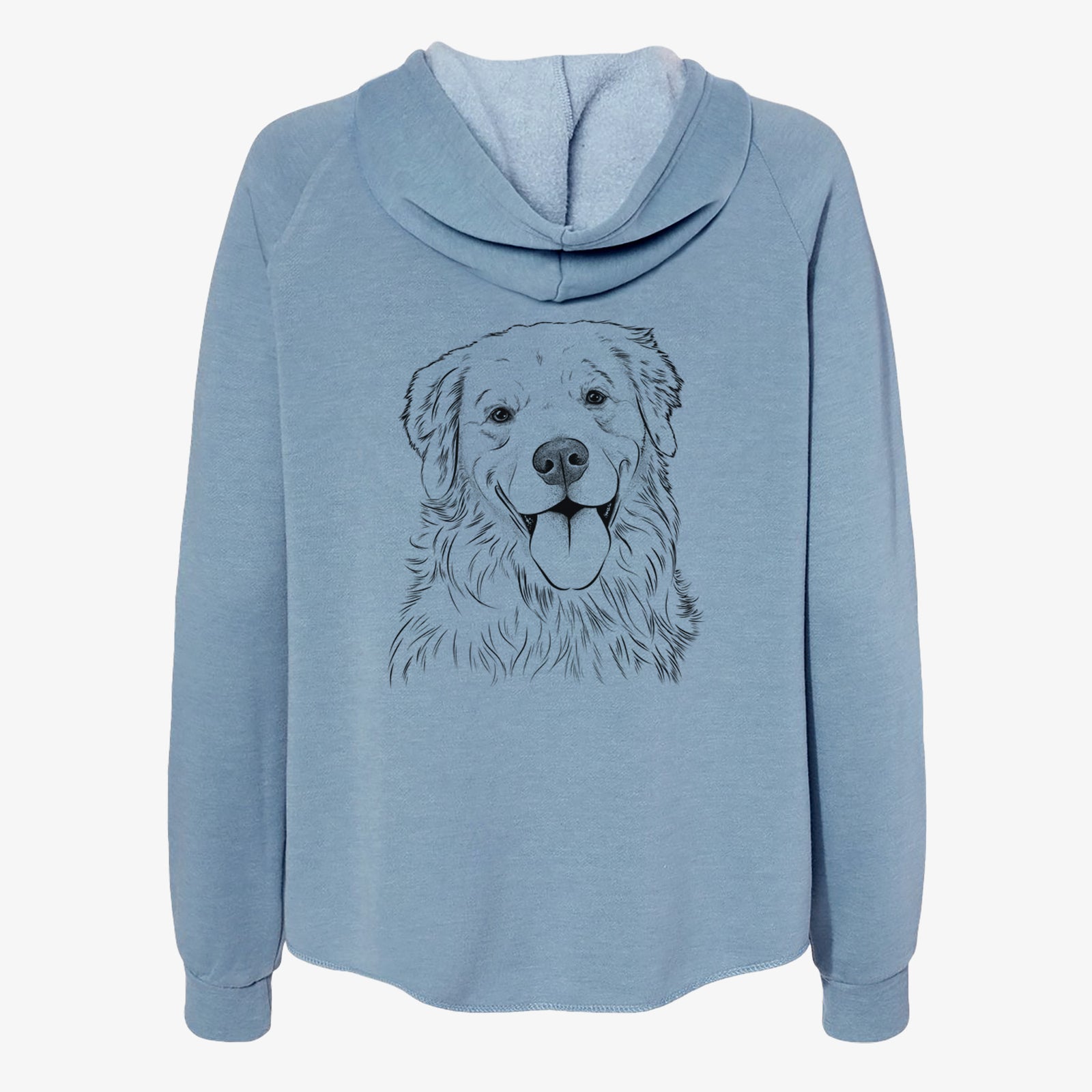 Ticket the Golden Retriever - Women's Cali Wave Zip-Up Sweatshirt