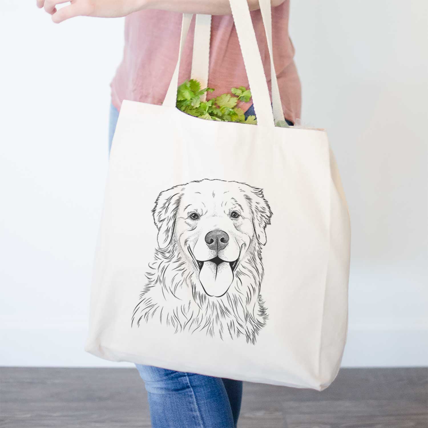 Ticket the Golden Retriever - Tote Bag