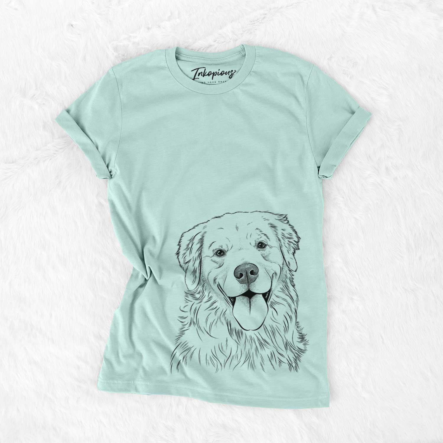 Ticket the Golden Retriever - Bella Canvas Unisex Crewneck