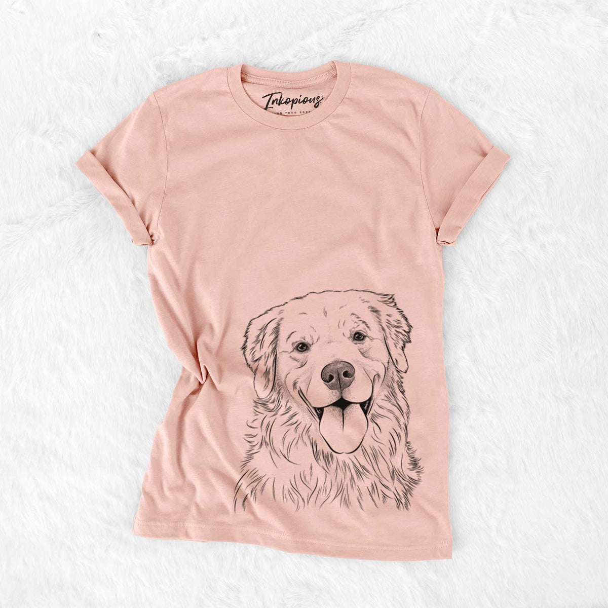 Ticket the Golden Retriever - Bella Canvas Unisex Crewneck